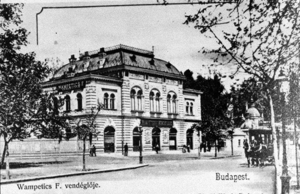 Wampetics Ferenc egykori vendéglőjének ma is meglévő épülete