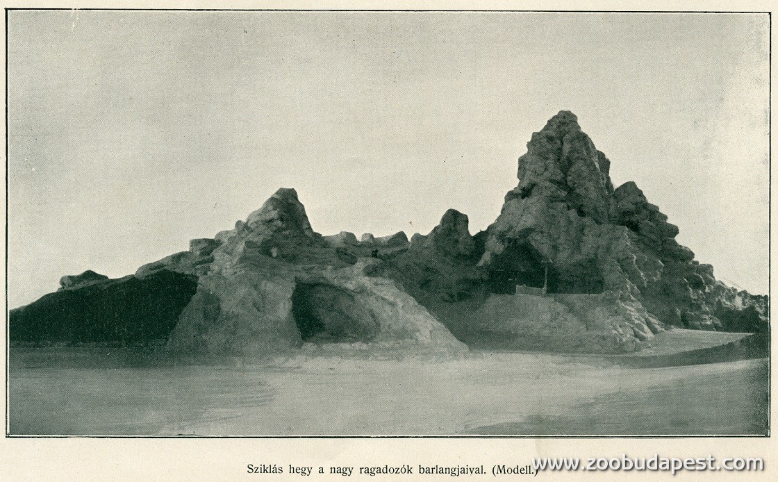 A Nagyszikla építéséhez készített makett (1909) 